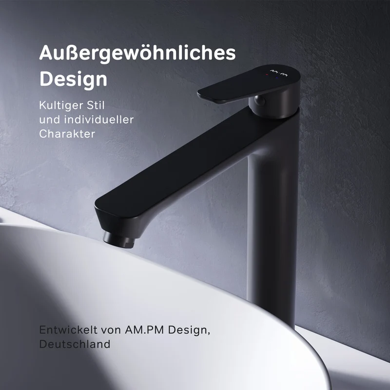 Hohe Waschtischarmatur Hit, Schwarz – FTA92022