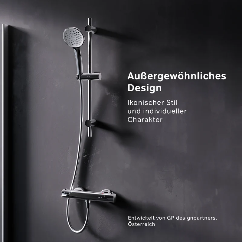 Armaturen-Set Hit mit Duschthermostat und Duschset – F408TA46