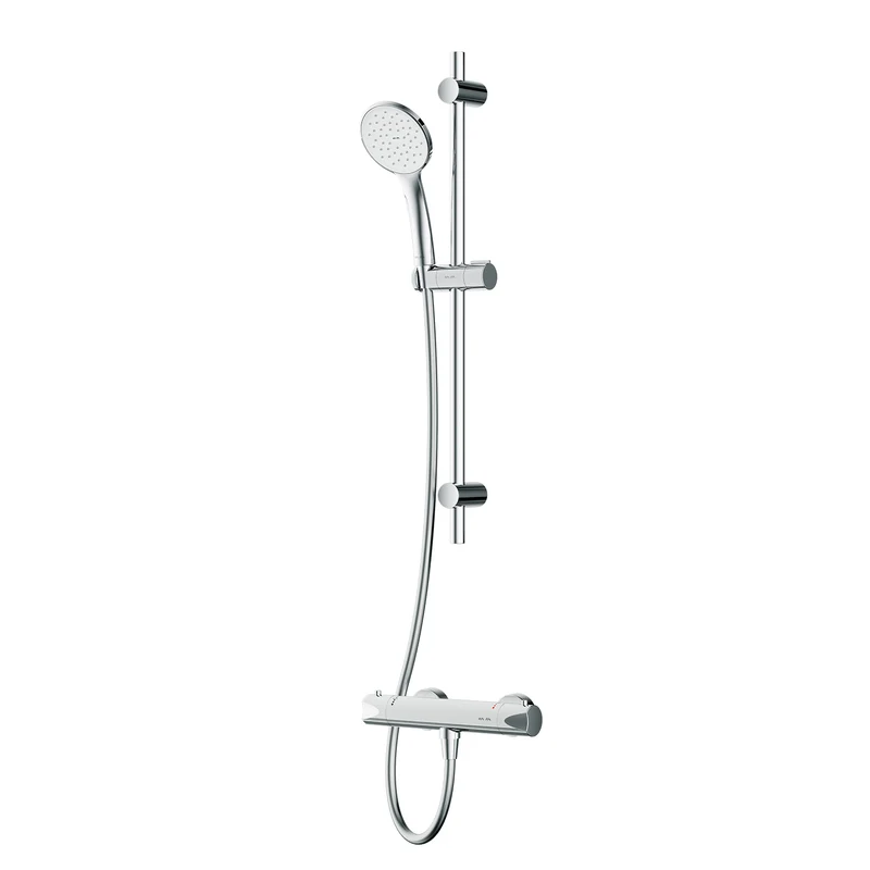Armaturen-Set Hit mit Duschthermostat und Duschset – F408TA46