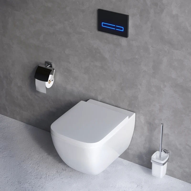 Wand-WC Gem FlashClean spülrandlos mit WC-Sitz – CGA1700SC