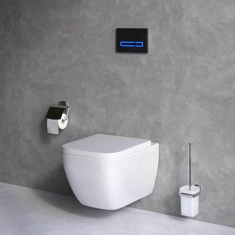 Wand-WC Gem FlashClean spülrandlos mit WC-Sitz – CGA1700SC