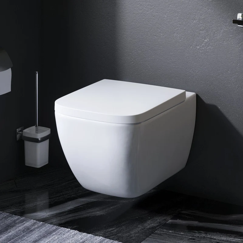 Wand-WC Gem FlashClean spülrandlos mit WC-Sitz – CGA1700SC