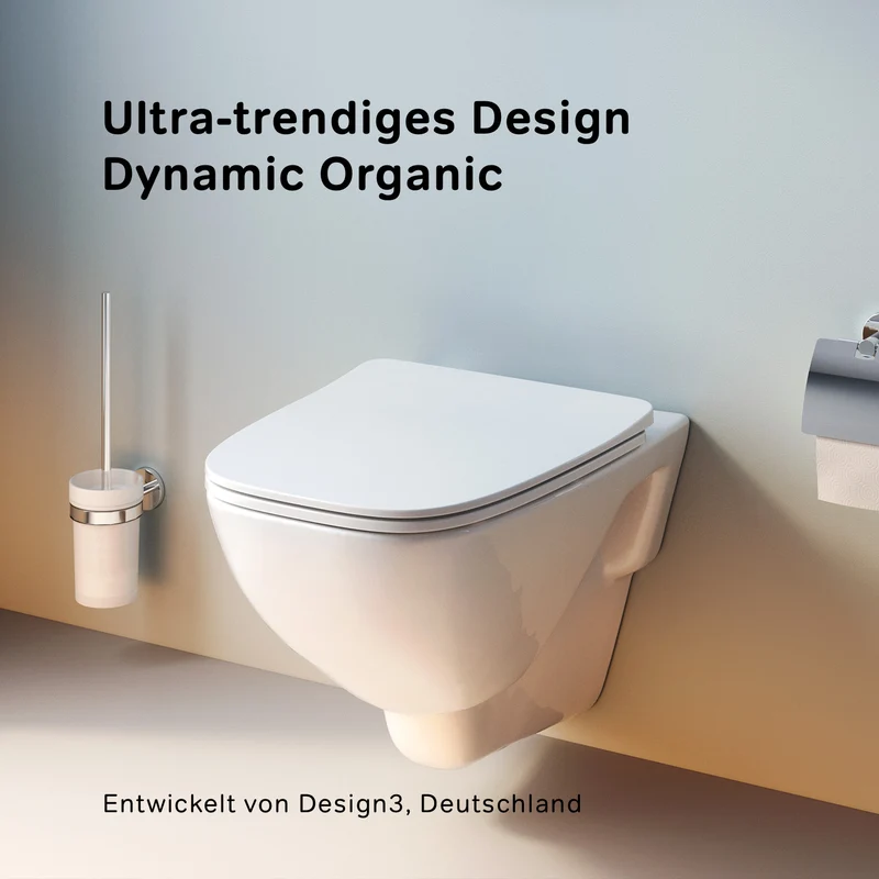 Wand-WC X-Joy FlashClean spülrandlos mit WC-Sitz – CXA1700SC