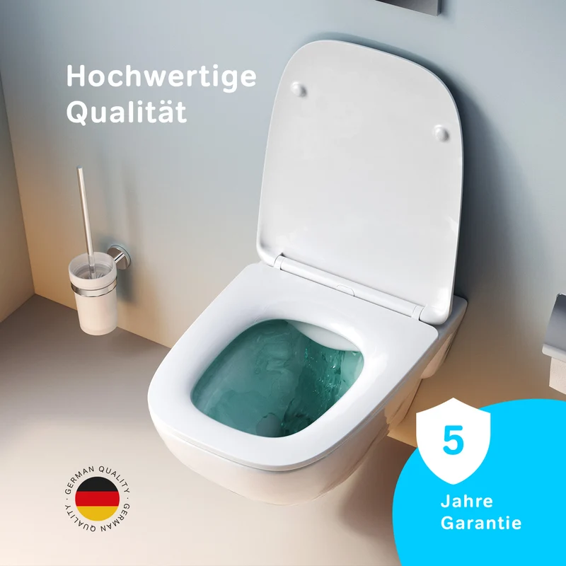 Wand-WC X-Joy FlashClean spülrandlos mit WC-Sitz – CXA1700SC