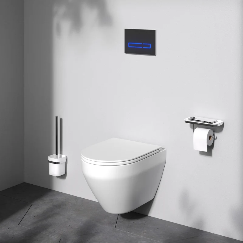 Wand-WC Spirit V2.0 FlashClean spülrandlos mit WC-Sitz – CSB1700SC
