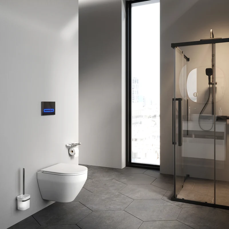 Wand-WC Spirit V2.0 FlashClean spülrandlos mit WC-Sitz – CSB1700SC