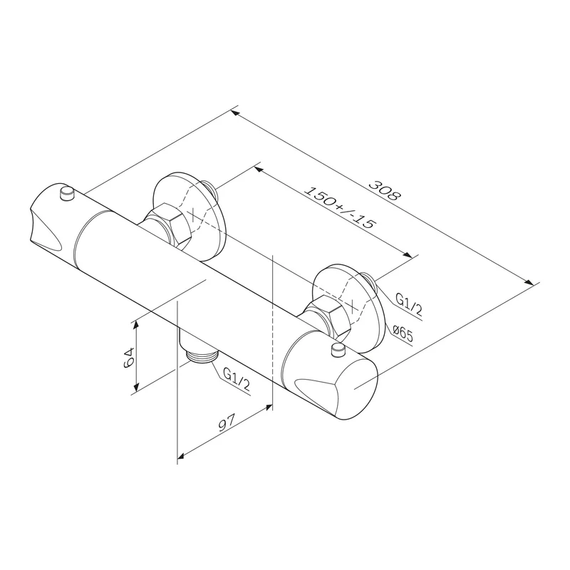 Duschthermostat Hit – FTA40000