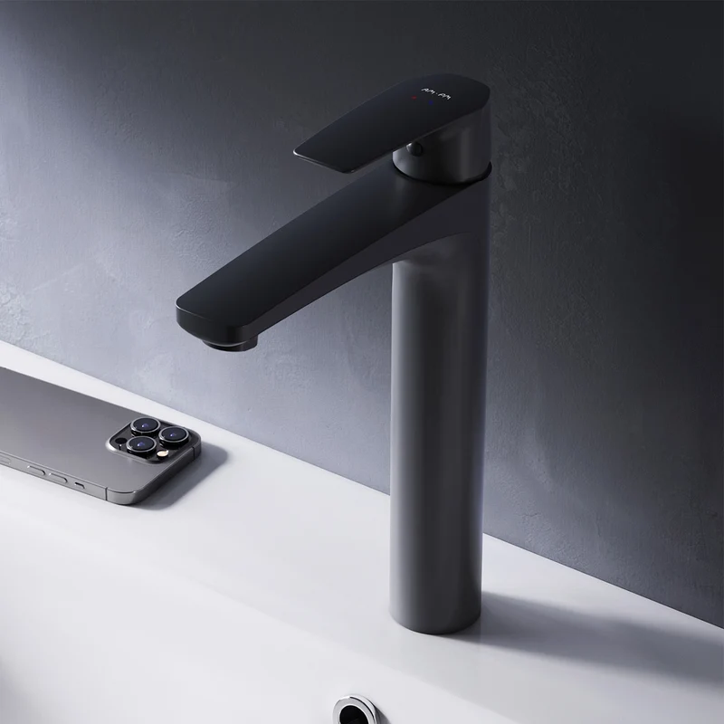 Hohe Waschtischarmatur Gem, Schwarz – FGA92022