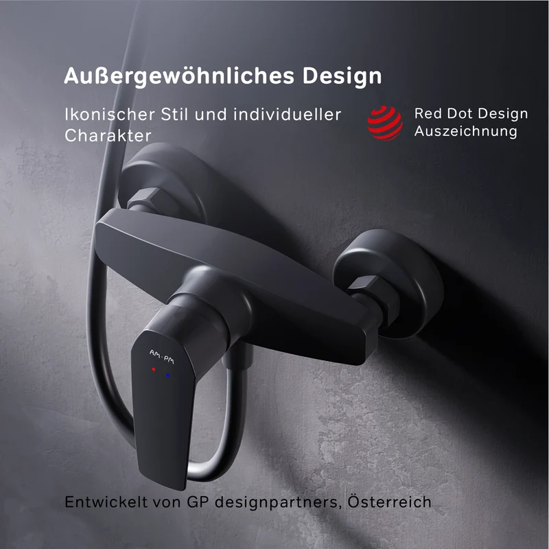 Duscharmatur Gem, Schwarz – FGA20022