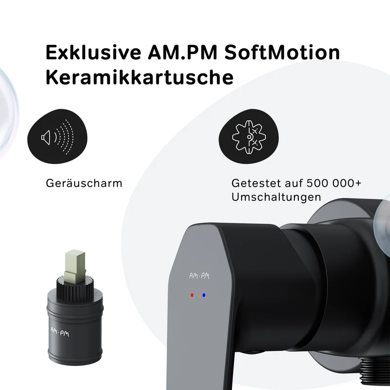Duscharmatur Gem, Schwarz – FGA20022