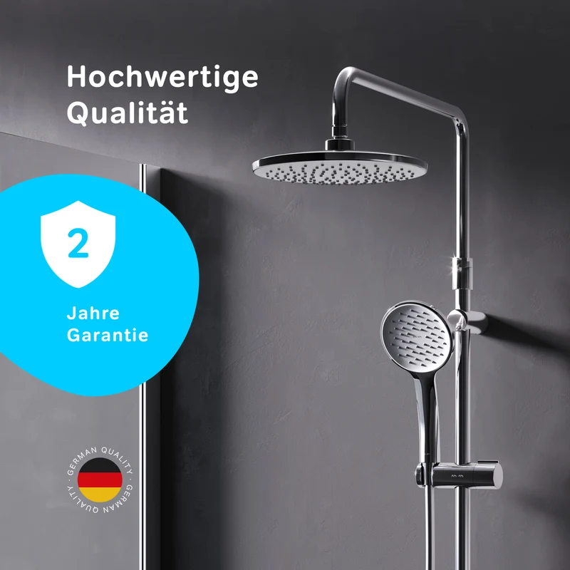 Duschsystem Hit mit Regendusche – F07TA000
