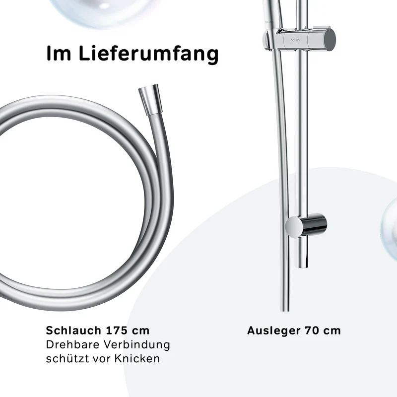 DuschSet Hit Brausegarnitur Stangenbrause-Set – F01TA000