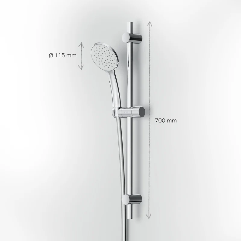 DuschSet Hit Brausegarnitur Stangenbrause-Set – F01TA000