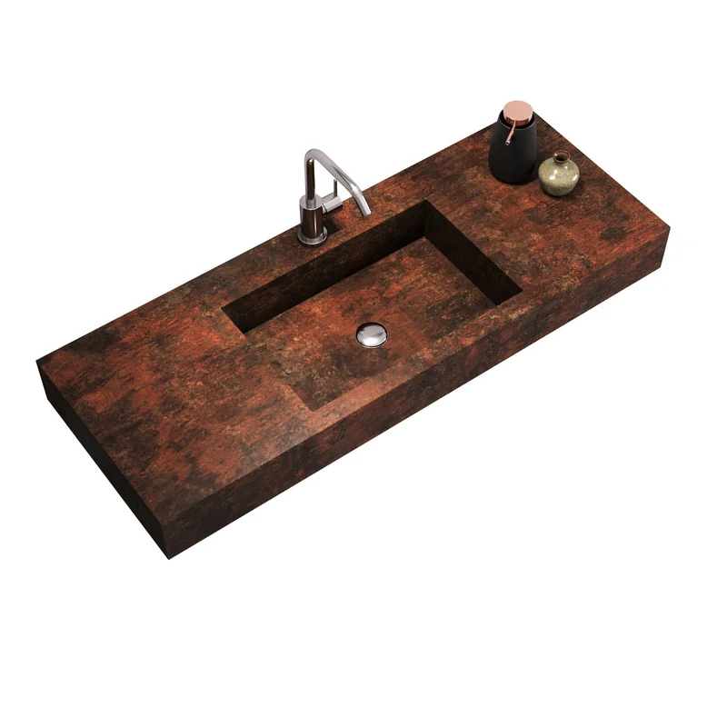 Top vasca integrata 120 YOKA