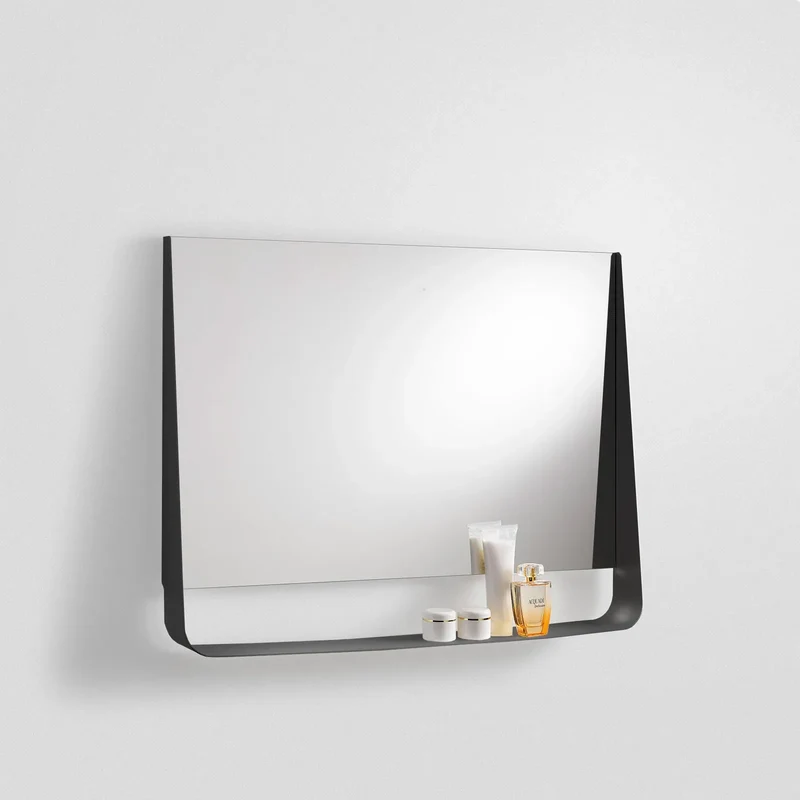 Specchio con mensola e led WING120