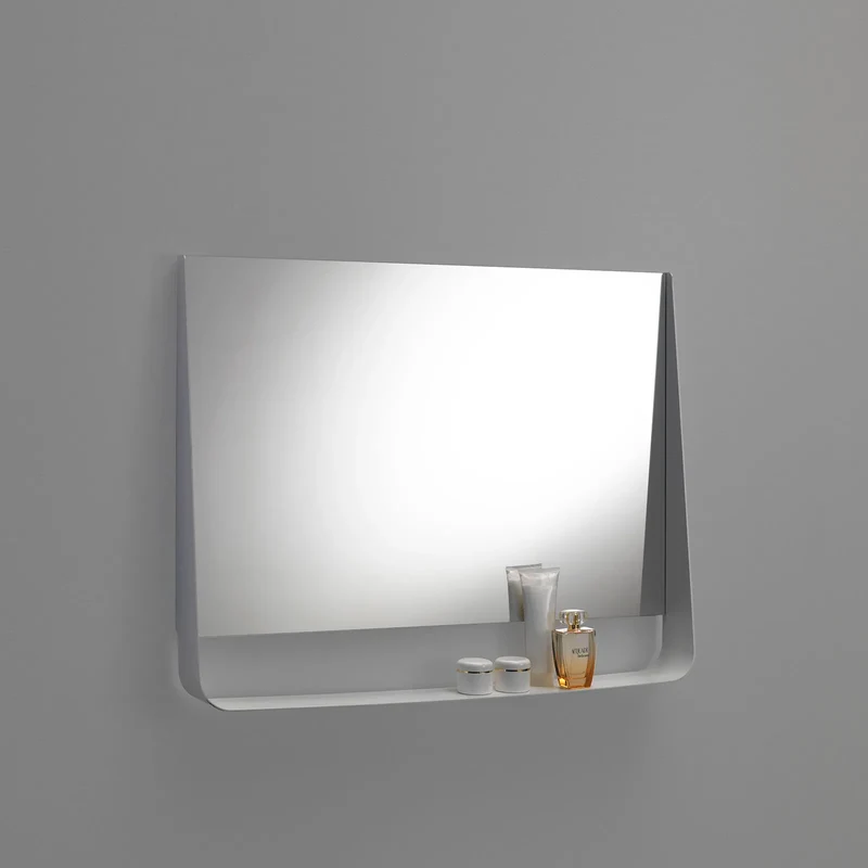 Specchio con mensola e led WING120