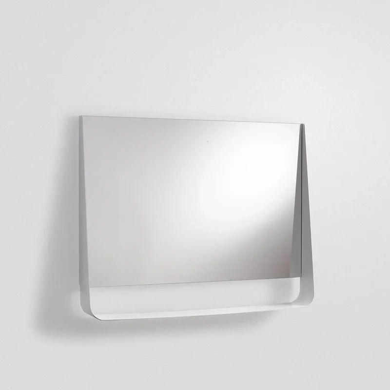 Specchio con mensola e led WING90