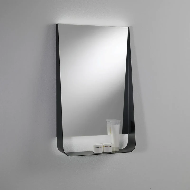 Specchio con mensola e led WING50