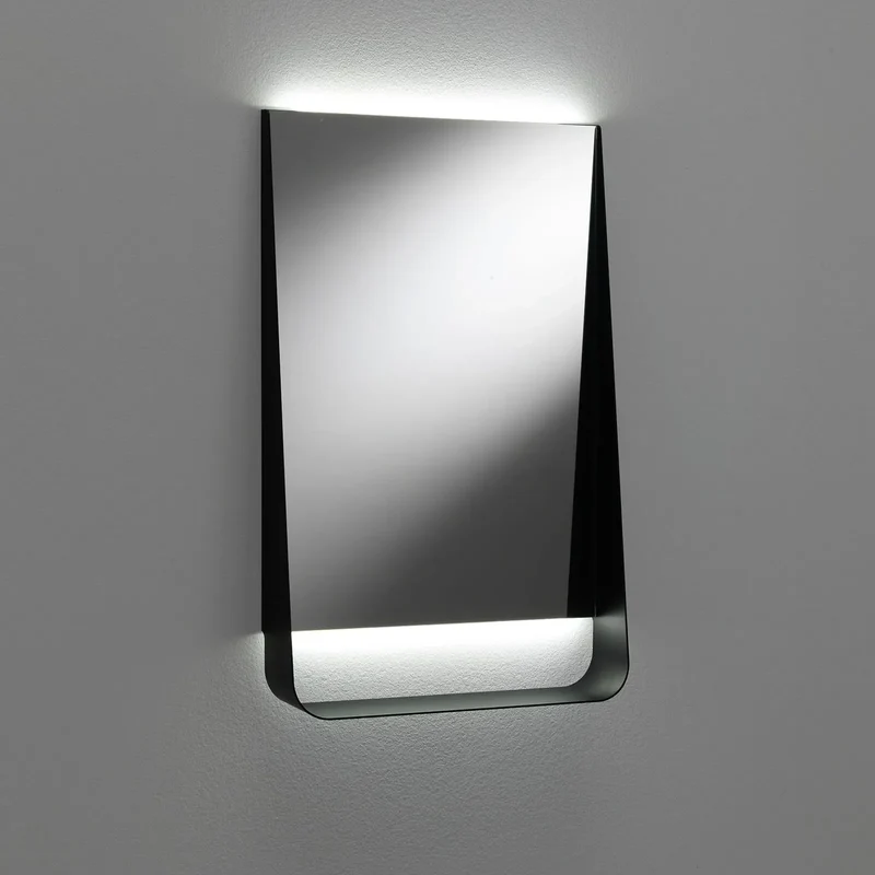 Specchio con mensola e led WING50