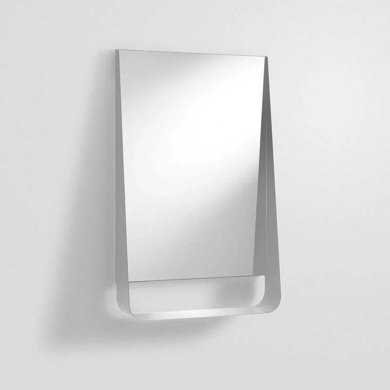 Specchio con mensola e led WING50