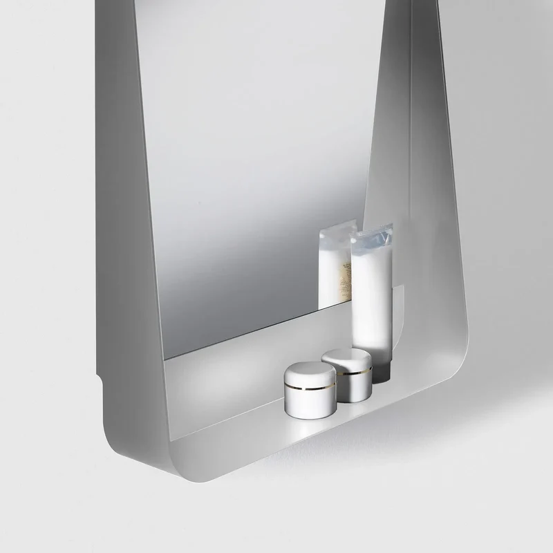 Specchio con mensola e led WING50