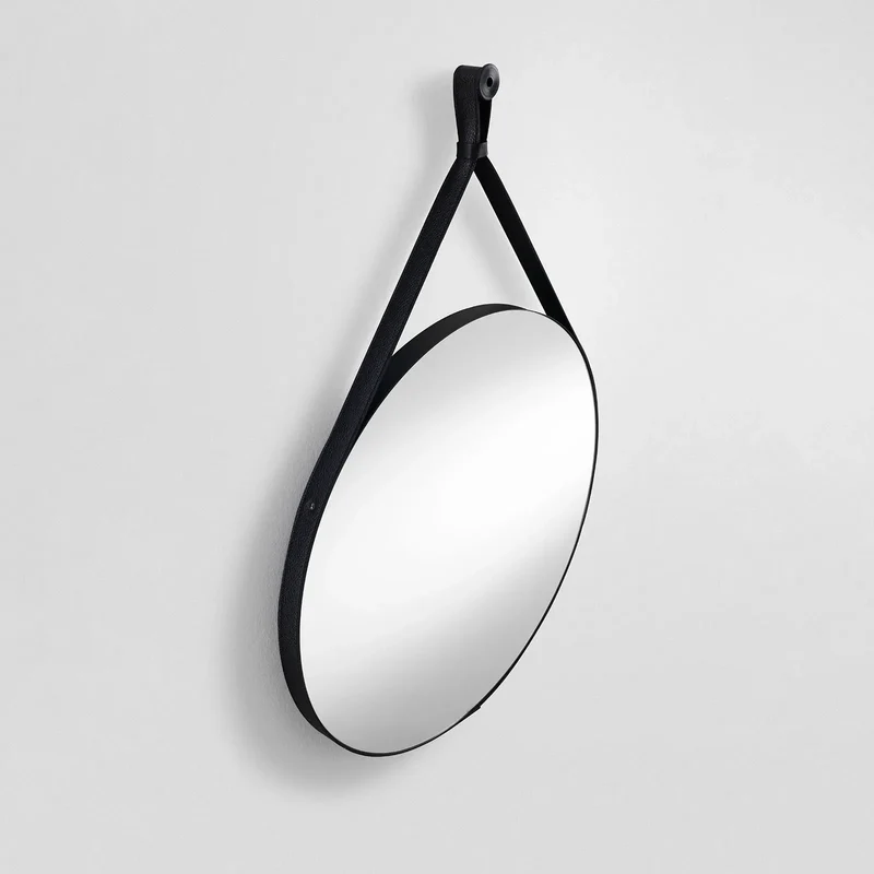 Specchio con laccio in similpelle BRAME