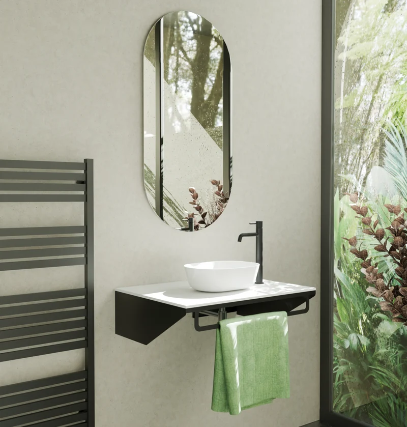 Kit bagno PRATIKO-60 nero