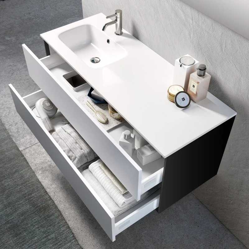 Composizione vasca SX AGO bianco opaco