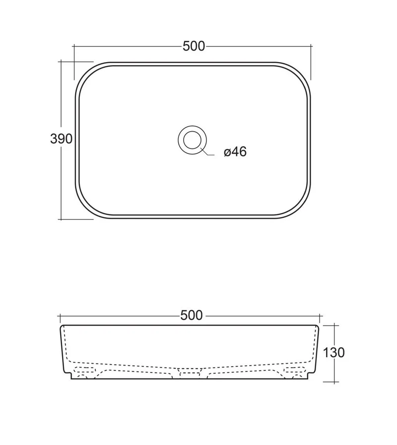 Composizione doppio lavabo YOKA-16 bianco pietra
