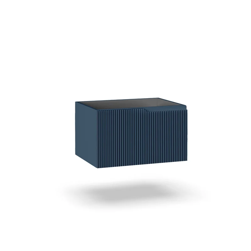 Base portalavabo 1 cestone ZIP blu