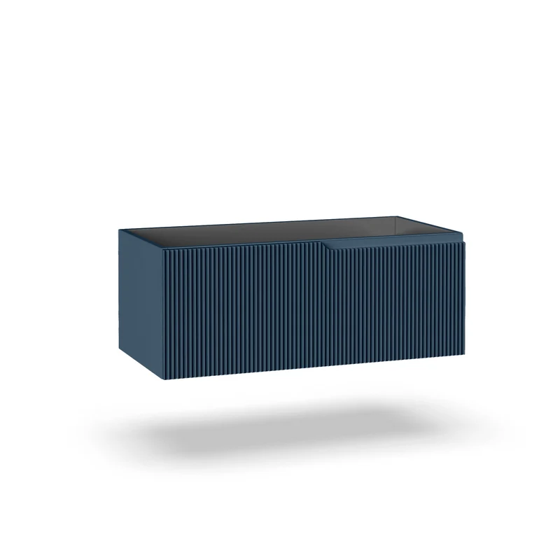 Base portalavabo 1 cestone ZIP blu
