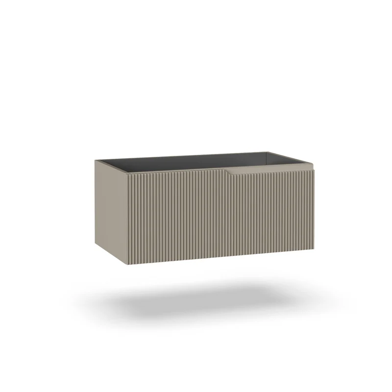 Base portalavabo 1 cestone ZIP tortora