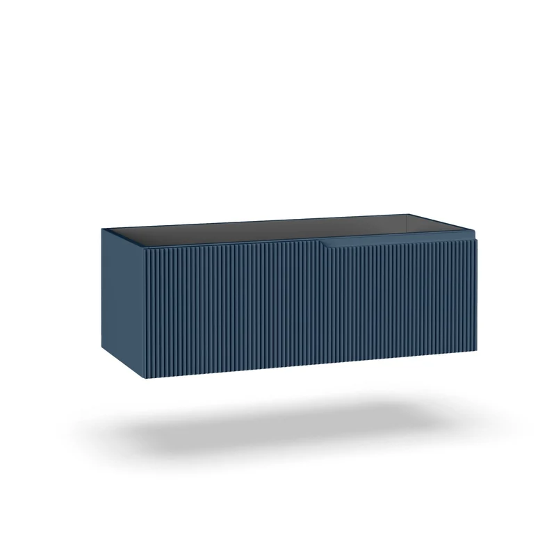 Base portalavabo 1 cestone ZIP blu