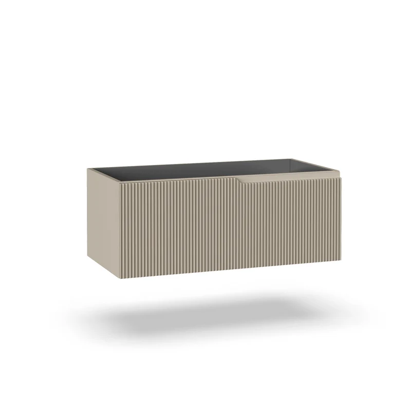 Base portalavabo 1 cestone ZIP tortora