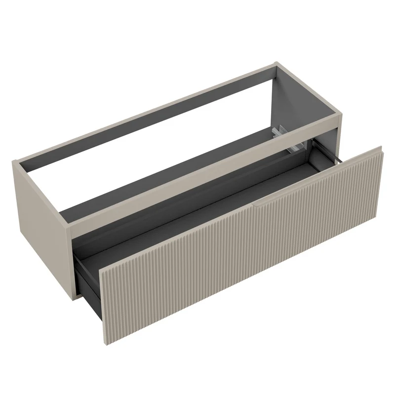 Base portalavabo 1 cestone ZIP tortora
