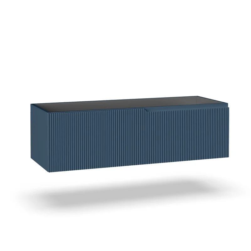 Base portalavabo 1 cestone ZIP blu