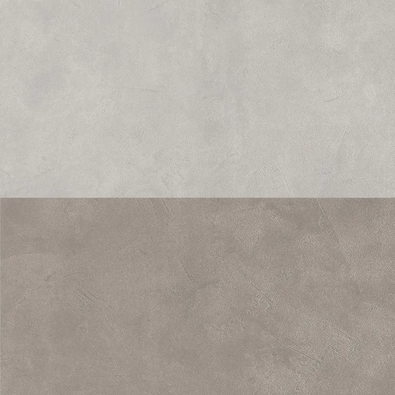 Composizione doppio lavabo 4 pezzi YOKA bianco pietra / avana pietra