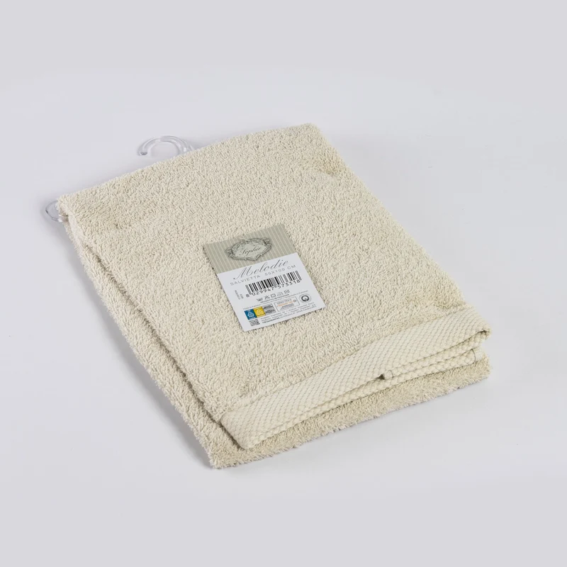 Asciugamano viso MELODIE beige