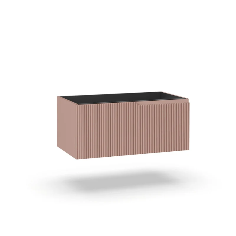 Base portalavabo 1 cestone ZIP rosa cipria