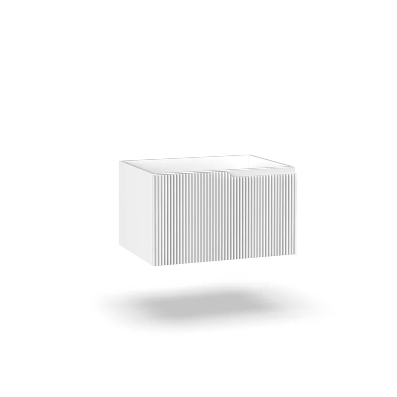 Base portalavabo 1 cestone ZIP bianco opaco