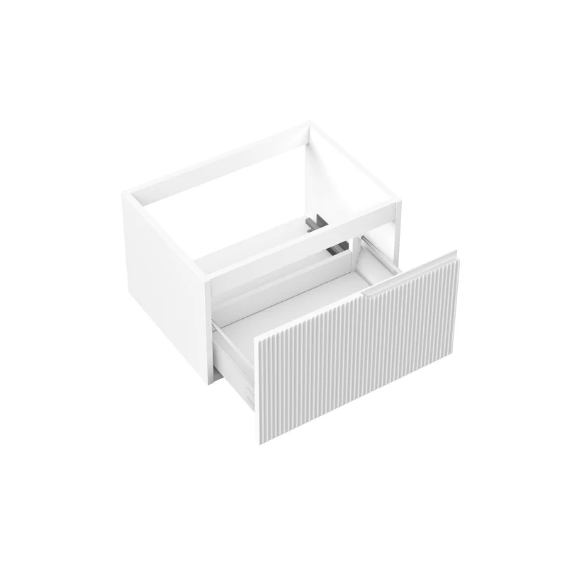 Base portalavabo 1 cestone ZIP bianco opaco