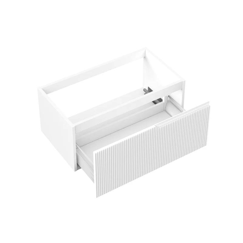 Base portalavabo 1 cestone ZIP bianco opaco