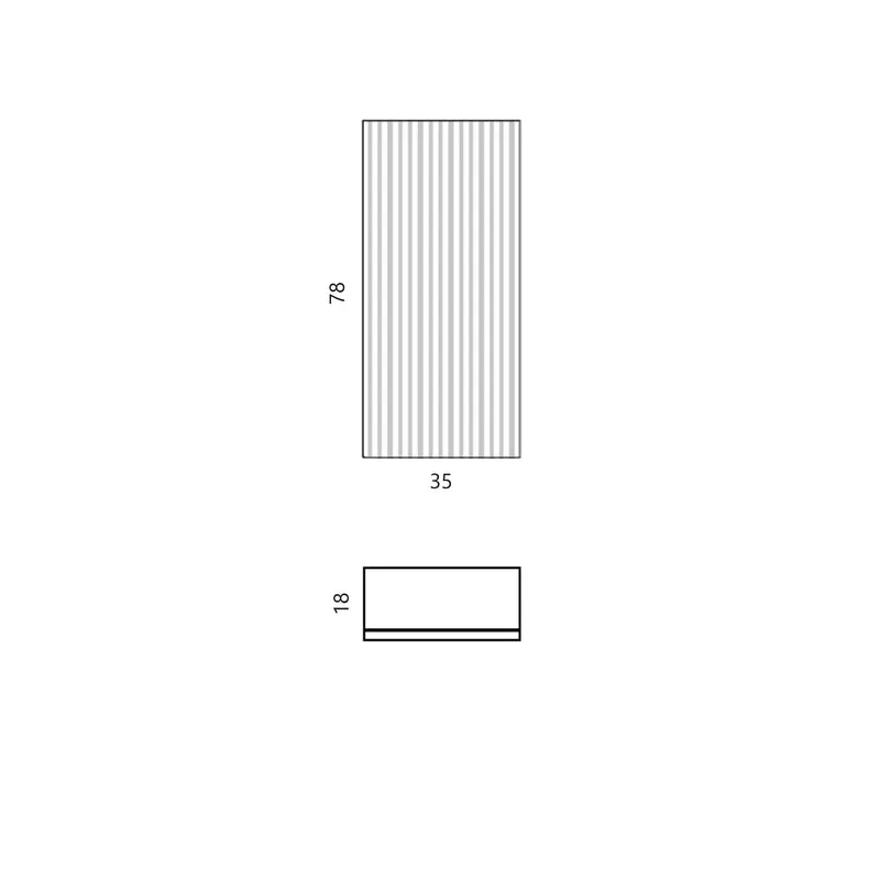 Composizione doppio lavabo 7 pezzi ZIP bianco / salvia