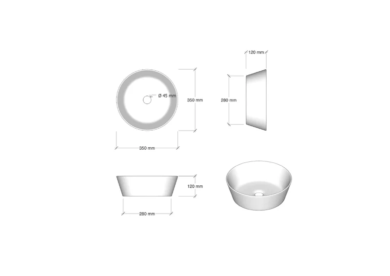 Composizione doppio lavabo 6 pezzi ZIP bianco / quercia