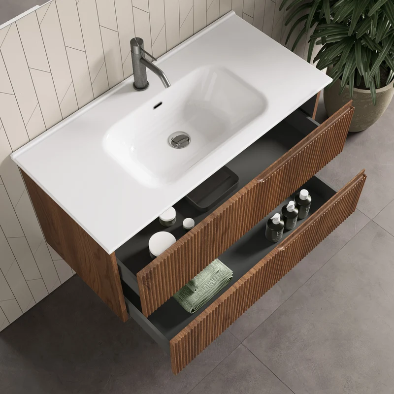 Composizione 4 pezzi ZIP rovere rio 101cm