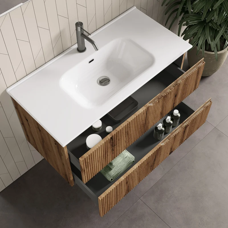 Composizione 4 pezzi ZIP quercia 101cm