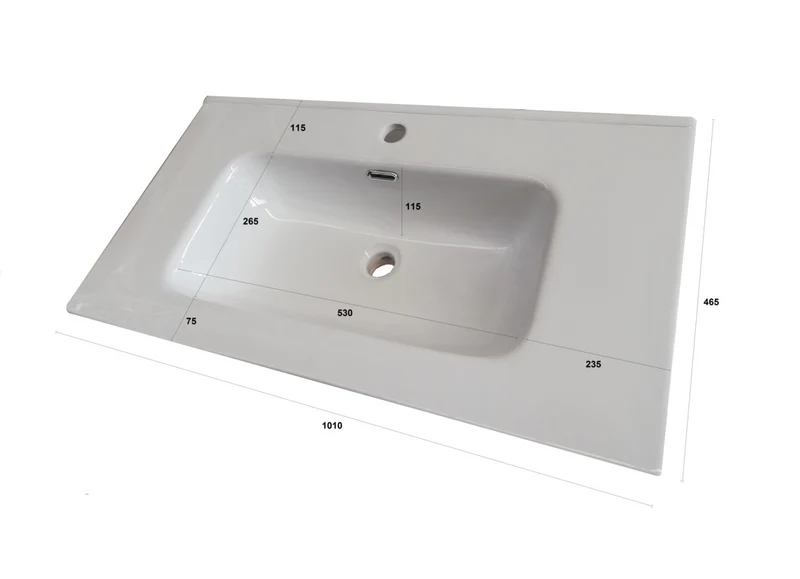 Composizione 4 pezzi ZIP quercia 101cm