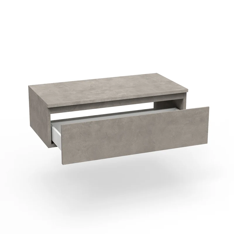 Base con top 1 cassetto YOKA avana pietra