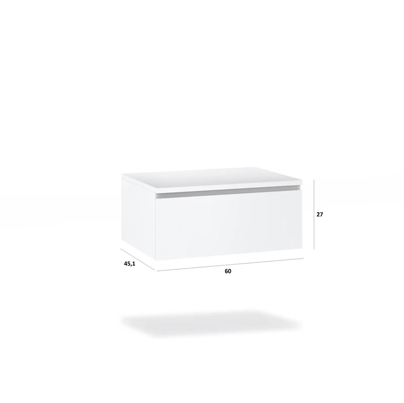 Composizione doppio lavabo 9 pezzi YOKA noce/avana pietra