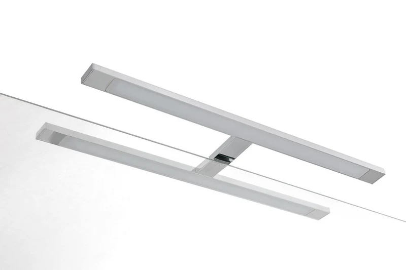Composizione doppio lavabo 9 pezzi YOKA noce/avana pietra